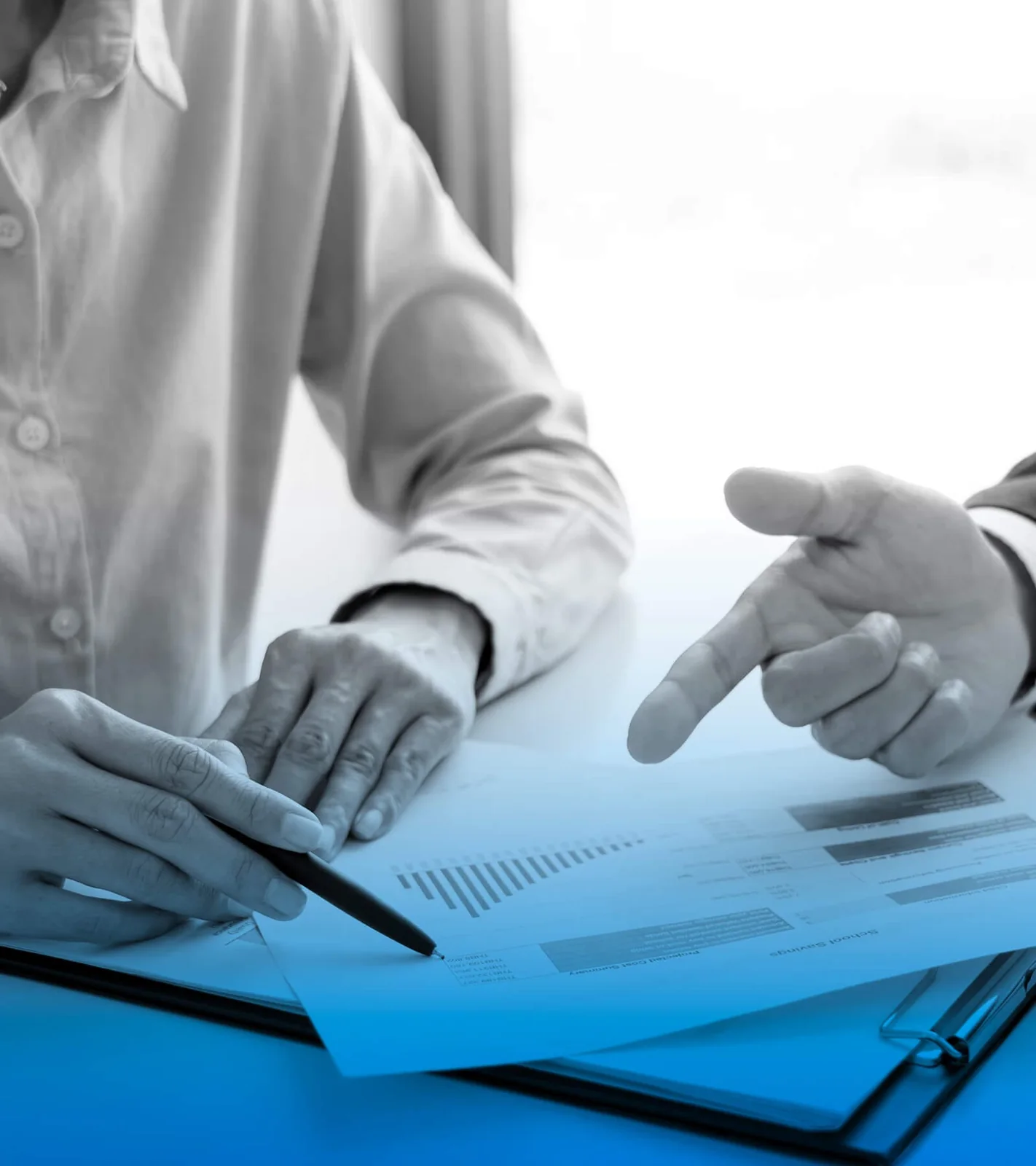 Medical professional reviewing financial planning priorities